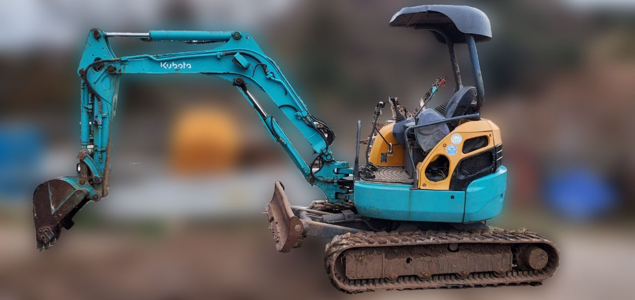 クボタ 油圧ショベル(ユンボ・バックホー) U-30-3の買取写真3